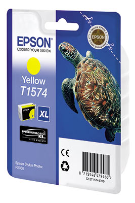 C13T15744010 Картридж Epson T157 для R3000 Yellow 25,9 мл.