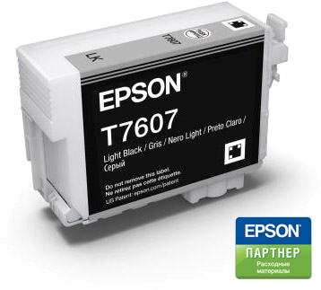 C13T76074010 Картридж Epson T760 для SC-P600 Light Black 25,9 мл.