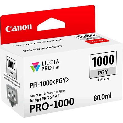 0553C001 Картридж PFI-1000 для PRO-1000 Photo grey 80мл.