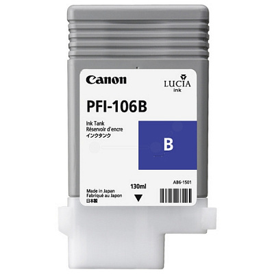 6629B001 Картридж Canon PFI-106 для iPF6400/iPF6400S/iPF6450 Blue 130мл.