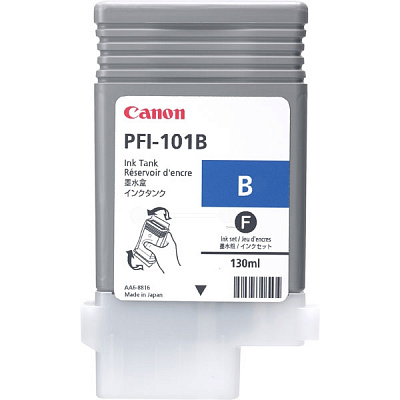 0891B001 Картридж Canon PFI-101 для IPF5100/IPF6000S/IPF6100/IPF6300S Blue 130мл.