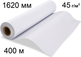 Бумага Сублимационная 8color 45г/м2, (1620*76) мм 400 метров.