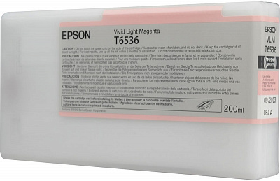 C13T653600 Картридж Epson T653 для Stylus Pro 4900 Light Magenta 200мл.