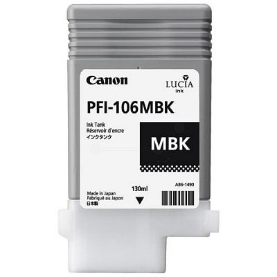 6620B001 Картридж Canon PFI-106 для iPF6400/iPF6400S/iPF6450 Matt black 130мл.