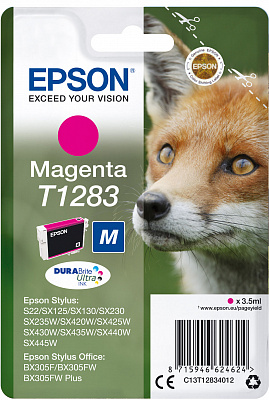 C13T12834012 Картридж Epson  T128 Magenta 3,6мл.