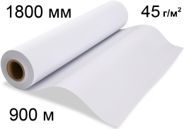 Бумага Сублимационная 8color 45г/м2, (1800*76) мм 900 метров.